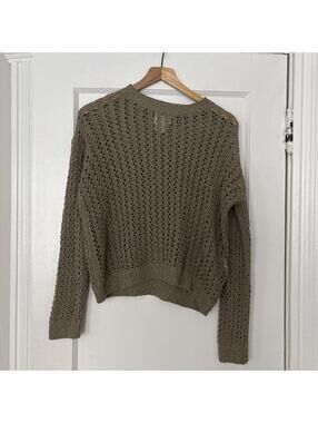 Marella Women's Green and Khaki Jumper